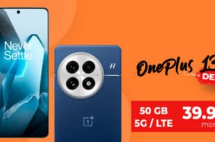 OnePlus 13 -512GB- mit Vertrag - für einmalig 299 Euro (+AG 39.99€) mit 50GB und 200 Euro Wechselbonus bei Rufnummernmitnahme nur 39.99 Euro monatlich