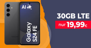 Samsung Galaxy S24 FE für einmalig 49.99 Euro mit 30GB nur 19.99 Euro monatlich - kein Anschlusspreis