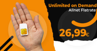 monatlich kündbar - o2 Mobile Unlimited on Demand mit 10GB täglich und unbegrenzten 2GB Nachbuchungen nur 26.99 Euro monatlich