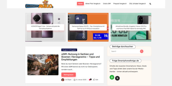 SmartphoneAmigo.de: Deine neue Plattform für Mobilfunk-News