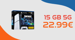 Sony PlayStation®5 Slim PS5 (Digital Edition) Fortnite Bundle mit 15GB nur 22.99 Euro monatlich - nur 1 Euro und kein Anschlusspreis