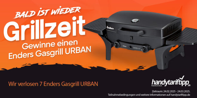 HandyTarifTipp.de Gewinnspiel: Gewinne einen Enders Gasgrill URBAN