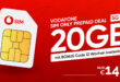 Ohne Vertragsbindung - Vodafone 20GB 5G nur 14.99 Euro alle 4 Wochen - 45€ Bonusguthaben - somit 12 Wochen kostenlos