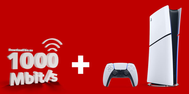 Vodafone GigaZuhause CableMax 1000: Hol dir die Playstation 5 kostenlos dazu