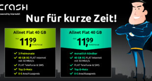 Vodafone 40GB 5G nur 11.99 Euro monatlich - 3 Freimonate