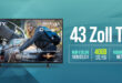 40GB 5G Allnet Flat für 19.99 Euro monatlich - Zugabe Sony 4K Ultra HD TV KD43X75WL
