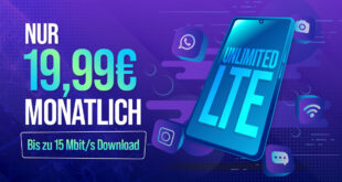 o2 Mobile Unlimited Smart (5G max. 15 MBit/s Download) nur 19.99 Euro monatlich