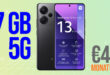 Xiaomi Redmi Note 13 Pro+ (PlusVersion) -512GB- für einmalig 29 Euro (+AG 39.99€) mit 7GB nur 4.99 Euro monatlich