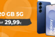 Samsung Galaxy S25 -512GB- für einmalig 79 Euro (+AG 39.99€) mit 20GB und 200 Euro Wechselbonus bei Rufnummernmitnahme nur 29.99 Euro monatlich