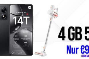 Xiaomi 14T -512GB- & Vacuum Cleaner G20 lite für einmalig 49 Euro (+AG 39.99€) mit 4GB nur 9.99 Euro monatlich