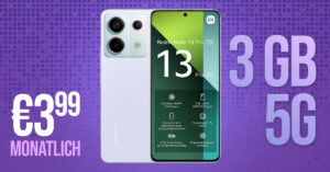 Xiaomi Redmi Note 13 Pro -256GB- für einmalig 49 Euro (+AG 29.99€) mit 3GB nur 3.99 Euro monatlich