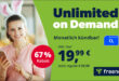 o2 Mobile Unlimited on Demand (monatlich kündbar) nur 19.99 Euro monatlich - nur 9.99€ Anschlusspreis