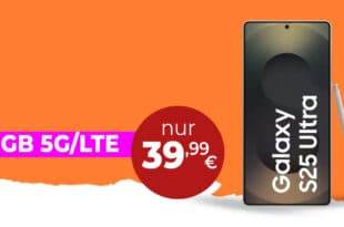 Samsung Galaxy S25 Ultra für einmalig 139 Euro mit 35GB Telekom Netz und 150 Euro Wechselbonus bei Rufnummermitnahme nur 39.99 Euro monatlich