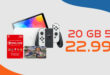 Nintendo Switch OLED Mario Kart 8 und 12 Monate Online Mitgliedschaft mit 20GB nur 22.99 Euro monatlich