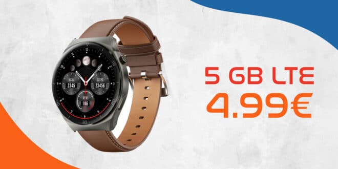 Aukey Smartwatch 2 Ultra SW-2U mit 5GB Allnet Flat nur 4.99 Euro monatlich