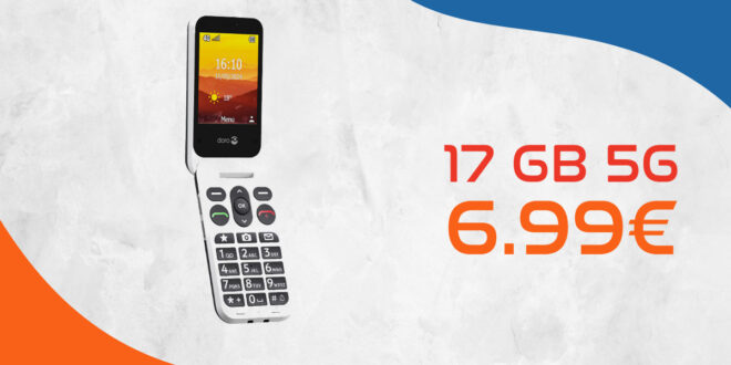 Doro Leva L30 Seniorentelefon mit 17GB nur 6.99 Euro monatlich