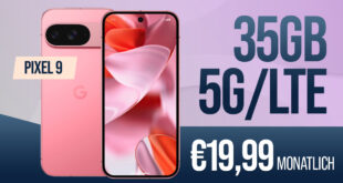Google Pixel 9 für einmalig 49 Euro mit 35GB und 50 Euro Wechselbonus nur 19.99 Euro monatlich