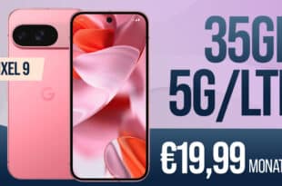Google Pixel 9 für einmalig 49 Euro mit 35GB und 50 Euro Wechselbonus nur 19.99 Euro monatlich