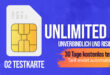 Gratis o2 SIM Karte - unlimited 5G Allnet Flat 30 Tage – komplett kostenlos