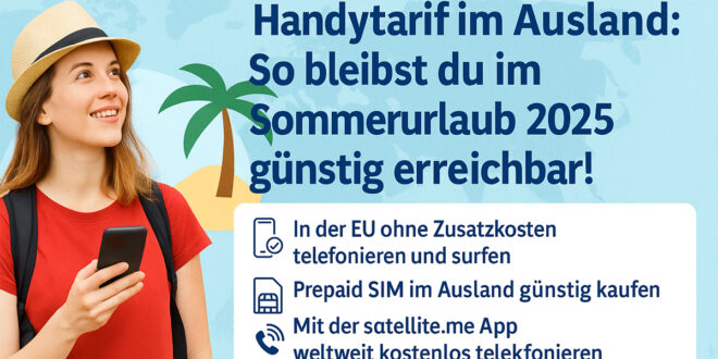 Handytarif im Ausland: So bleibst du im Sommerurlaub 2025 günstig erreichbar!
