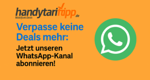 Verpasse keine Mobilfunk Deals mehr: Jetzt unseren WhatsApp-Kanal abonnieren!