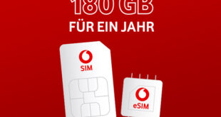 Vodafone CallYa Jahrestarif – Jetzt 180 GB für nur 99.99€