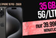 Apple iPhone 16 Pro 256GB für einmalig 319 Euro mit 35GB Telekom Netz und 150 Euro Wechselbonus nur 39.99 Euro monatlich