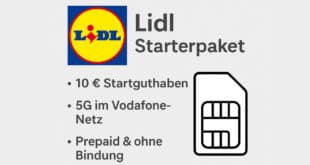 Lidl Starterpaket – Günstig ins 5G-Netz von Vodafone starten