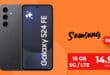 Samsung Galaxy S24 FE für einmalig 49 Euro mit 10GB nur 14.99 Euro monatlich