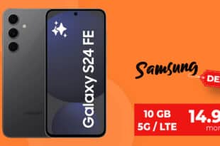 Samsung Galaxy S24 FE für einmalig 49 Euro mit 10GB nur 14.99 Euro monatlich