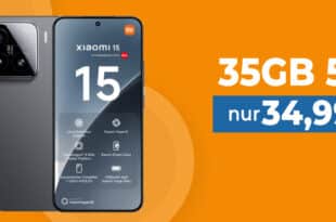 Xiaomi 15 mit Vertrag - 35GB 5G Allnet Flat und 100 Euro Wechselbonus bei Rufnummernmitnahme nur 34.99 Euro monatlich