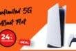 Sony Playstation 5 Slim Disc Edition PS5 mit unlimited 5G Allnet Flat nur 24.99 Euro monatlich