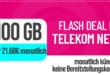 Monatlich kündbar im Telekom Netz - 100GB Allnet Flat nur 21.60 Euro monatlich