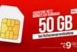 Vodafone Netz monatlich kündbar - 50GB Allnet Flat nur 9.99 Euro monatlich