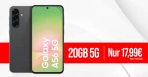 Samsung Galaxy A56 5G -256GB- mit 20GB Allnet Flat nur 17.99 Euro monatlich