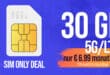 monatlich kündbar - 15GB nur 4.99 Euro - 30GB nur 6.99 Euro und 60GB nur 9.99 Euro monatlich - nur 1 Euro Aktivierungsgebühr