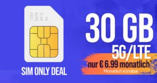 monatlich kündbar - 15GB nur 4.99 Euro - 30GB nur 6.99 Euro und 60GB nur 9.99 Euro monatlich - nur 1 Euro Aktivierungsgebühr