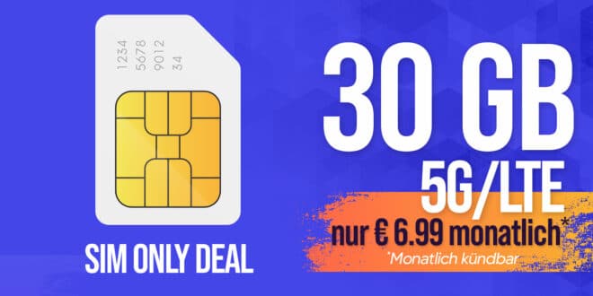 monatlich kündbar - 15GB nur 4.99 Euro - 30GB nur 6.99 Euro und 60GB nur 9.99 Euro monatlich - nur 1 Euro Aktivierungsgebühr