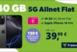 iPhone 16 Pro für einmalig 199 Euro mit 40GB 5G Allnet Flat und 150 Euro Wechselbonus nur 39.99 Euro monatlich