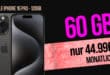 Phone 16 Pro für einmalig 29 Euro mit 60GB Allnet Flat und 50 Euro Wechselbonus nur 44.99 Euro monatlich