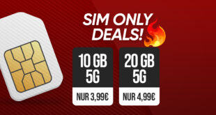 Monatlich kündbar - 10GB Allnet Flat nur 3.99 Euro - 20GB nur 4.99 Euro und 30GB nur 6.99 Euro monatlich