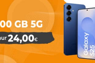 Samsung Galaxy S25 für einmalig 125 Euro mit 100GB Allnet Flat im Telekom Netz nur 24 Euro monatlich