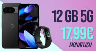 Google Pixel 9 & Fitbit Charge 6 für einmalig 49 Euro mit 12GB Allnet Flat nur 17.99 Euro monatlich