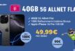 iPhone 16 Pro für einmalig 99 Euro mit 40GB Allnet FLat und 150 Euro Wechselbonus und 100 Euro Cashback nur 49.99 Euro monatlich