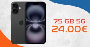 iPhone 16 für einmalig 299 Euro mit 75GB Allnet Flat nur 24 Euro monatlich