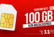 Allnet Flat im Vodafone Netz mit 100GB nur 11.99 Euro monatlich