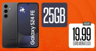 Samsung Galaxy S24 FE 256GB für einmalig 89 Euro mit 25GB Allnet Flat nur 19.00 Euro monatlich