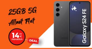 Samsung Galaxy S24 FE für einmalig 49 Euro mit 25GB Allnet Flat nur 14.99 Euro monatlich