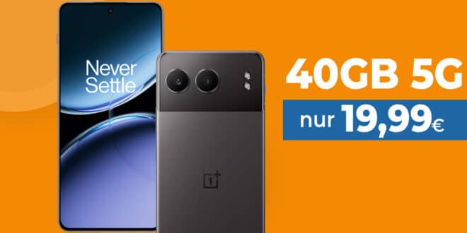 OnePlus Nord 4 512GB mit 40GB Allnet Flat nur 19.99 Euro monatlich