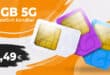 Monatlich kündbar - 7GB 5G Allnet Flat nur 3.49 Euro monatlich